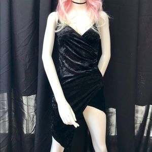 Velvet black dress